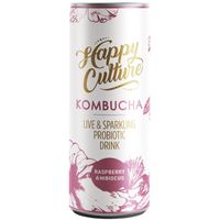 Happy Culture Raspberry Hibiscus Kombucha